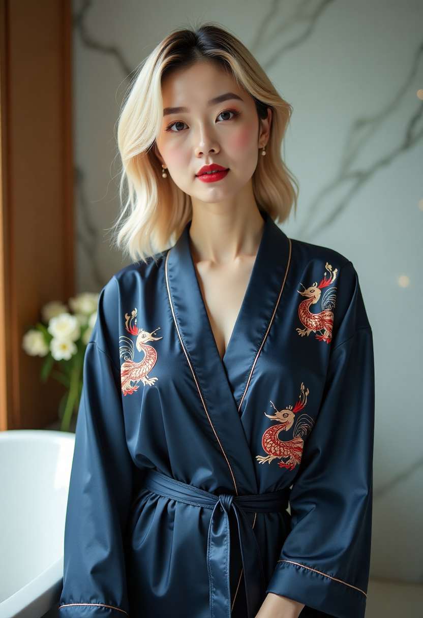 余美人站在老戏院后台的画面